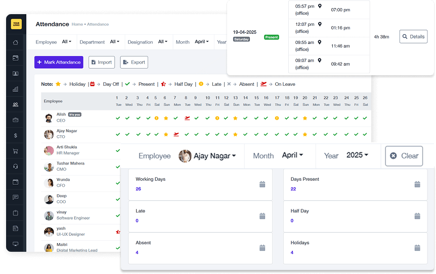 Attendance Tracking