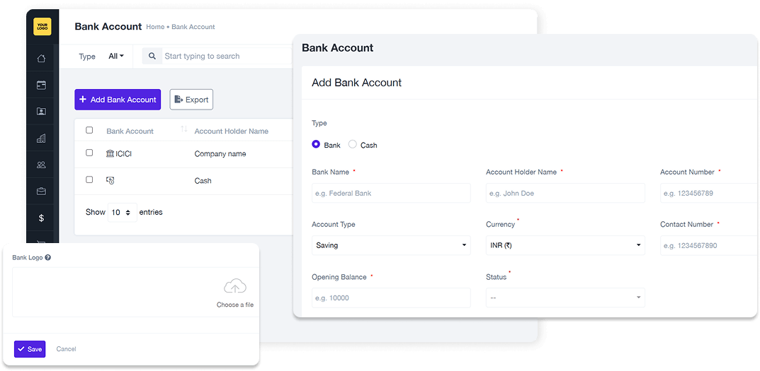 Finance Management Bank Accounts