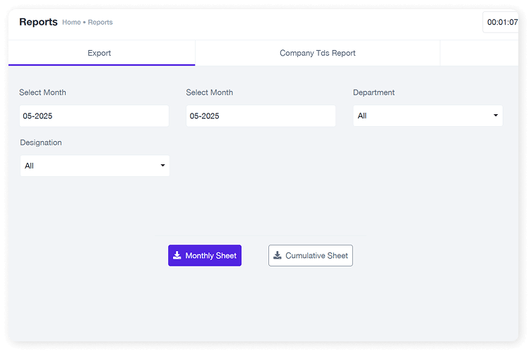 Payroll Management Export Payroll Reports