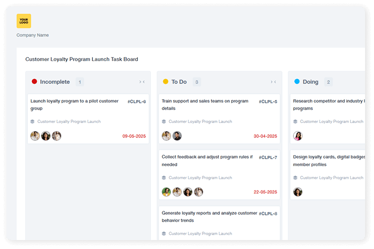 Project & Task Management Project Transparency