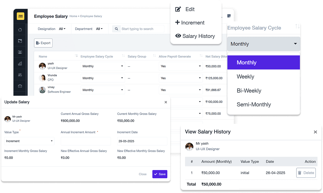 Payroll Management Salary Management