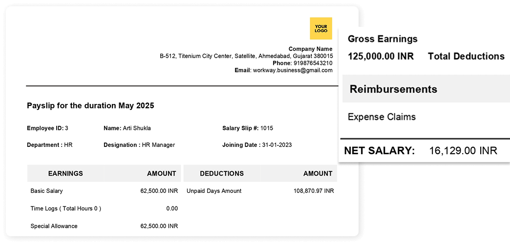 Payroll Management Salary Slip Download