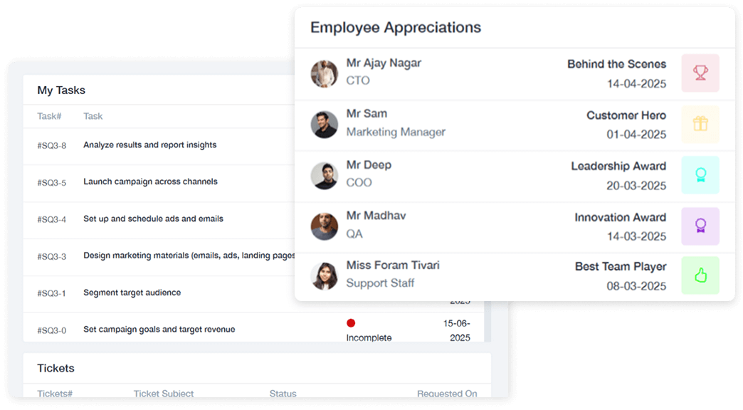 Employee Panel Employee Panel