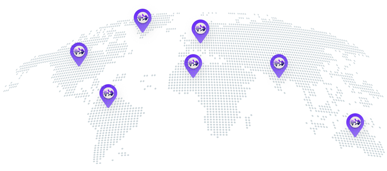 About Us global map